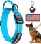 Reflective Tactical Dog Collar with Handle, Heavy Duty Military Collar with Metal Buckle for Medium and Large Dogs