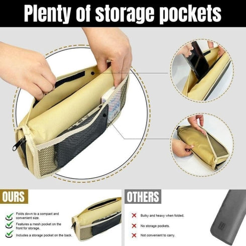 Generic Backpack Backpack Small-9.44 10.23 9.44 Foldable StoolPortable Foldable StoolOutdoor Chair with Pocket, Travel