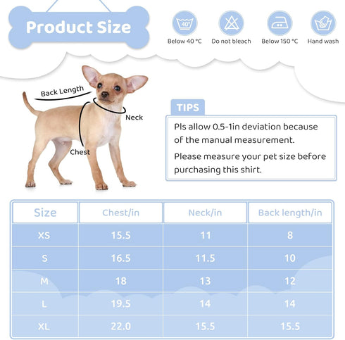 Pet Dog Striped T-Shirt, Cotton Vest for Dogs and Cats, Spring Summer Apparel for Small and Medium Pets