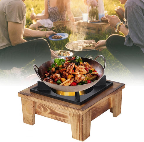 Portable Barbecue Alcohol Oven Stove, Kitchenware Cooking Utensil for Outdoor Picnic
