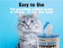 Petkin Pet Eye Wipes - 30 Moist Wipes for Gentle Eye Cleaning, Remove Dirt, Discharge & Tear Stains for Dogs & Cats