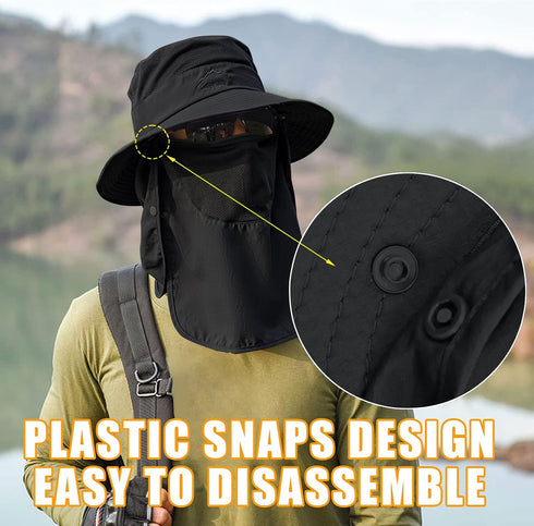 Sun Hats for Men and Women, Fishing Hat UPF 50+, Breathable Wide Brim Summer UV Protection