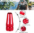 Red Aluminum Presta Valve Caps for Bike Tire Valve Stem Covers, Fit Presta/French Valves (4 Pack)