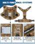 PETNANNY Tactical Dog Harness, Reflective Service Vest for Medium Large Dogs, Emotional Support with Padded Handle