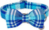 Summer Cotton Plaid Dog Collar with Bow Tie - Comfortable Cute Pet Collar for Small, Medium, and Large Dogs