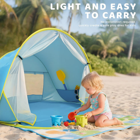 Portable Baby Beach Tent - UV Protection Sun Shelter