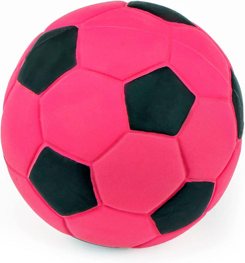 CHIWAVA 3PCS 2.7'' Squeak Latex Dog Toy, Football Chew Fetch Ball for Medium Dogs, Interactive Play
