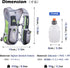 TRIWONDER 5L Hydration Pack Backpack, Marathoner Running Race Vest