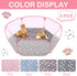 4 47 Preboun Pcs in Guinea Pig Playpen Pad Waterproof Hexagon Mat Reusable Dog Playpen Liner for Small Animal Rabbit