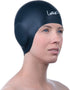 Swim Caps Ear Protection 3D, Waterproof Silicone Swim Cap for Long and Short Hair, Adult and Youth