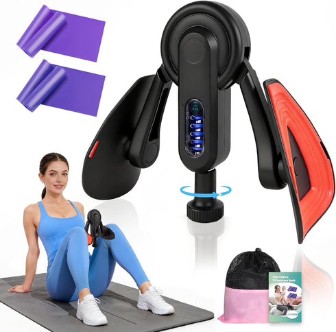 ODCPN Inner Thigh Exerciser for Women, 15-80 LB Adjustable Resistance Thigh Trainer with