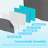 Swimming 32" 8") Sloosh Foldable Dog Kiddie Pool - Portable Hard Plastic Doggie Pool, Anti-Slip Collapsible Pets Bath