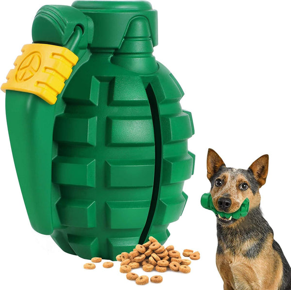 Dog Toys for Aggressive Chewers, Indestructible Heavy Duty Chew Toy for Large Dogs (Green)
