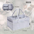 Pet Grooming Tote Bag, Organizer for Dog Grooming Supplies for Travel Outdoor (Bag ONLY) (Silver Grey)