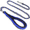 Dog Leash Rope Chain, Nylon Rope Metal Chain for Pet Leads, 6ft Heavy Duty Chew Proof Training Walking for Large Dogs