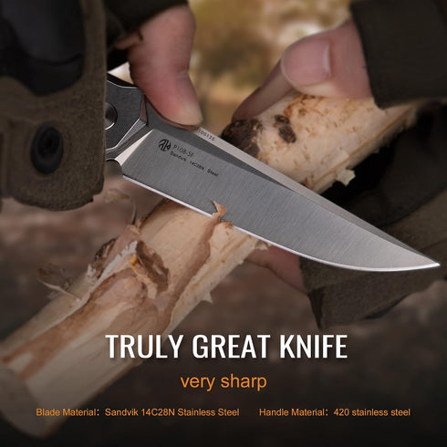 men,14C28N Lock,G10 p108 Tactical Folding Pocket Knife for Stainless Steel Blade,Frame Handle,EDC Small Camping Knives