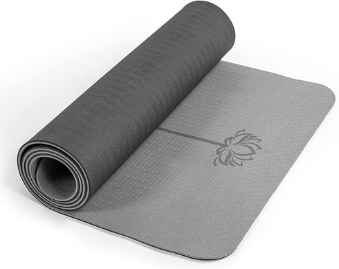 Non Slip Yoga Mat, Eco Friendly Pilates Fitness Mats, Anti-Tear 1/4" Thick for Women, Home Workout with Carrying Sling