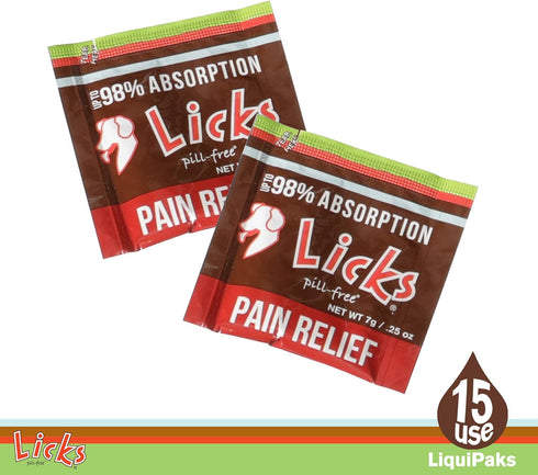 Dog Pain Relief - Inflammation Supplement, Gel Packets for Dogs, 30 Use