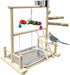 kathson Bird Playground Parrot Perch Stand Toys, Birds Wood Play Gym Activity
