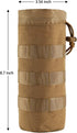 Tactical MOLLE Water Bottle Pouch - Military Water Bottle Holder Bag with Drawstring Open Top & Mesh Bottom