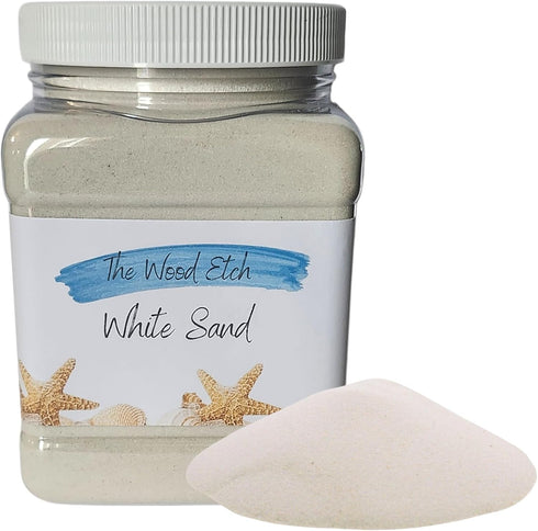 3 lb Natural White Sand for Sandbox, Sand Art, Home Decor, Sensory