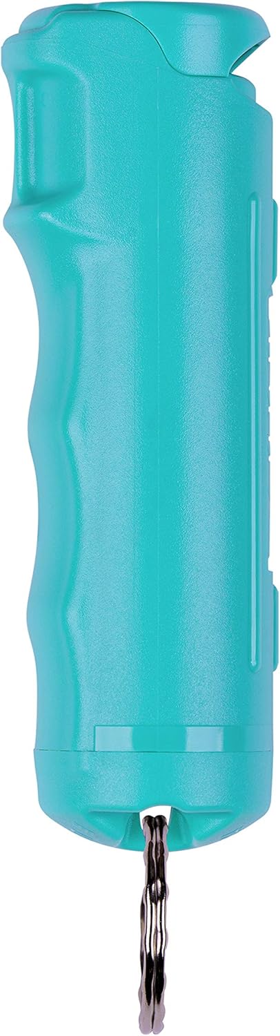 SABRE Pepper Spray with Fast Flip Top, Maximum Police Strength OC Spray, Key Ring for Easy Carry, 0.54 fl oz