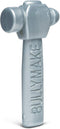 BULLYMAKE Silver Tough Chew Hammer Toy for Dogs, Durable Nylon Dog Toys
