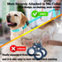 4 Pack Waterproof AirTag Dog Collar Holder, Silicone Hidden Loop for Apple AirTag Tracker (Cyan, White, Black, Pink)