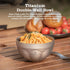 500ml Ti1171T Boundless Voyage Titanium Double Walled Camping Bowls Rice Soup Oatmeal Yogurt Serving Bowl Ultralight