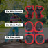 Kids Helmet Set, Toddler Helmet for Boys & Girls Age 3-8 with Knee, Elbow Pads, Wrist Guards for Bike, Skating