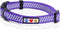 Pawtitas Reflective Dog Collar - High Visibility Adjustable Collar for Extra Small and Small Puppies, Purple XS