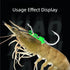HENRUN Pack 10 of Live Shrimp Hook Engineered to Maintain Shrimp Activity and Enhances Luring Effectiveness for Marine