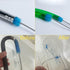 SLSON Aquarium Filter Brush - Flexible Double Ended Bristles, Stainless Steel Long Tube Cleaning Brush for Fish Tank