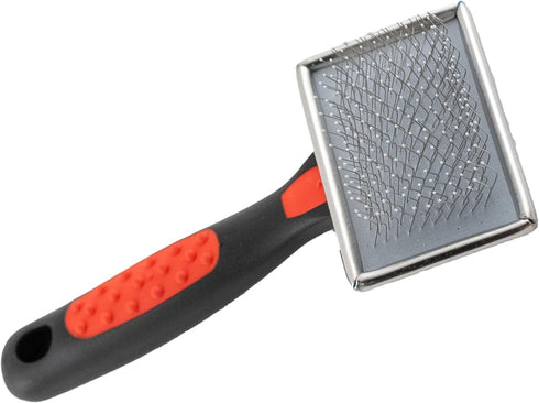 Ryan's Pet Supplies Paw Brothers Soft Flat Slicker Brush for Dogs, Professional Grade for Small Dogs, Gentle on Skin