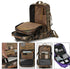 QT&QY 45L Military Tactical Backpack, Molle Army Assault Pack, 3 Day Bug Out Bag Hiking Trekking Rucksack