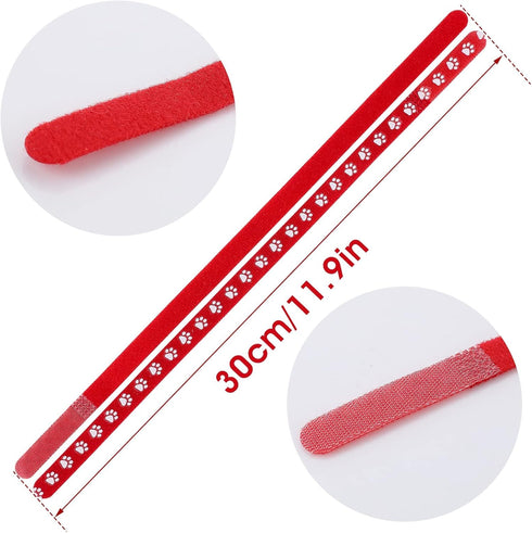 Newborn Puppy Collars, 12 Pcs Adjustable Super Soft Nylon Whelping Collars for Newborn Puppies, Dog Identification Bands
