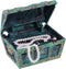 Fdit Aquarium Decorations - Artificial Decorative Treasure Jewelry Box Ornament for Fish Aquarium Landscape (Green)