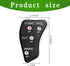Watayo 4 Wheel Baseball Umpire Clicker, Black Indicator Gear for Scorekeeper Recording
