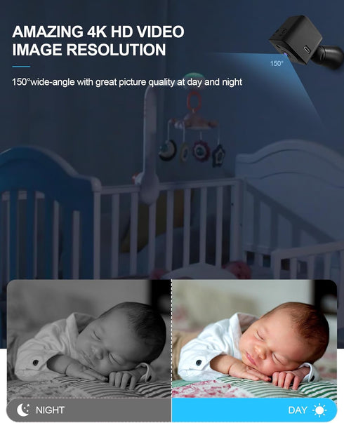 AOBOCAM 4K 24/7 (4K) HD Indoor Camera for Indoor Security with App Control Motion Detection & Night Vision Wireless