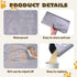 Hollima 59''L 59''W Guinea Pig Rabbit Cat Cage Liner x Waterproof and Washable Tarp Base for Guinea Pig Hedgehog Bunny