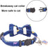 ADOGGYGO Cat Collar Breakaway, 2 Pack Kitten Collar with Removable Bowtie, Universe Dinosaur Design