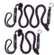Obcursco Bungee Dock Lines for Boat, Docking Rope with Stainless Steel Clips, Sets of Two (4ft & 6ft)