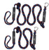 Obcursco Bungee Dock Lines for Boat, Docking Rope with Stainless Steel Clips, Sets of Two (4ft & 6ft)