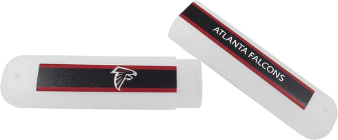 Set Siskiyou Sports NFL Atlanta Falcons Unisex Travel Toothbrush and Travel Case, White, One Size