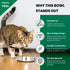 ICONIC PET 16 oz/2 Cup Stainless Steel Non Skid Pet Food/Water Bowl - Noise Free, Ant Resistant Dog/Cat Feeding Bowl