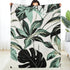 PALNKART Cozy 40x50in Leaves Warm Decorative Blanket for Sofa Bed Travel Camping Chair, Soft and Durable Flannel