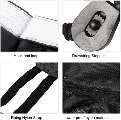 GOTOTOP Kayak Spray Skirt, Universal Adjustable Nylon Waterproof Cover for Water Sports
