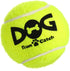 Squeaky Tennis Balls for Dogs Colorful Easy Catching Pet Dog Balls 4 Pack (Squeak-2.5inch-Yellow)