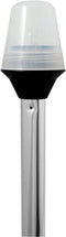 attwood Incandescent All-Round Frosted Globe Pole Light, Marine Navigation Light, White, 24