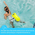 YW 2 Pack 20L Waterproof Dry Bags, Swim Buoy Float Swimming Marine Safety Inflatable Bubble Bag with Waist Belt